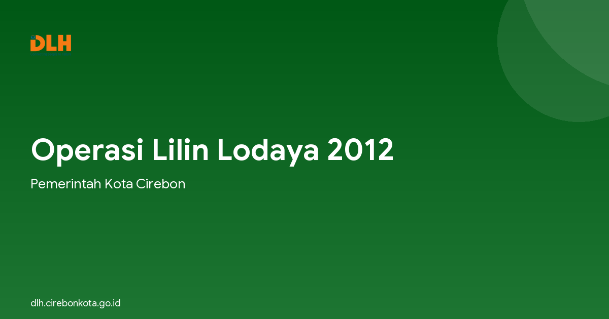 Operasi Lilin Lodaya 2012