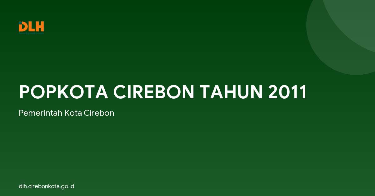 POPKOTA CIREBON TAHUN 2011