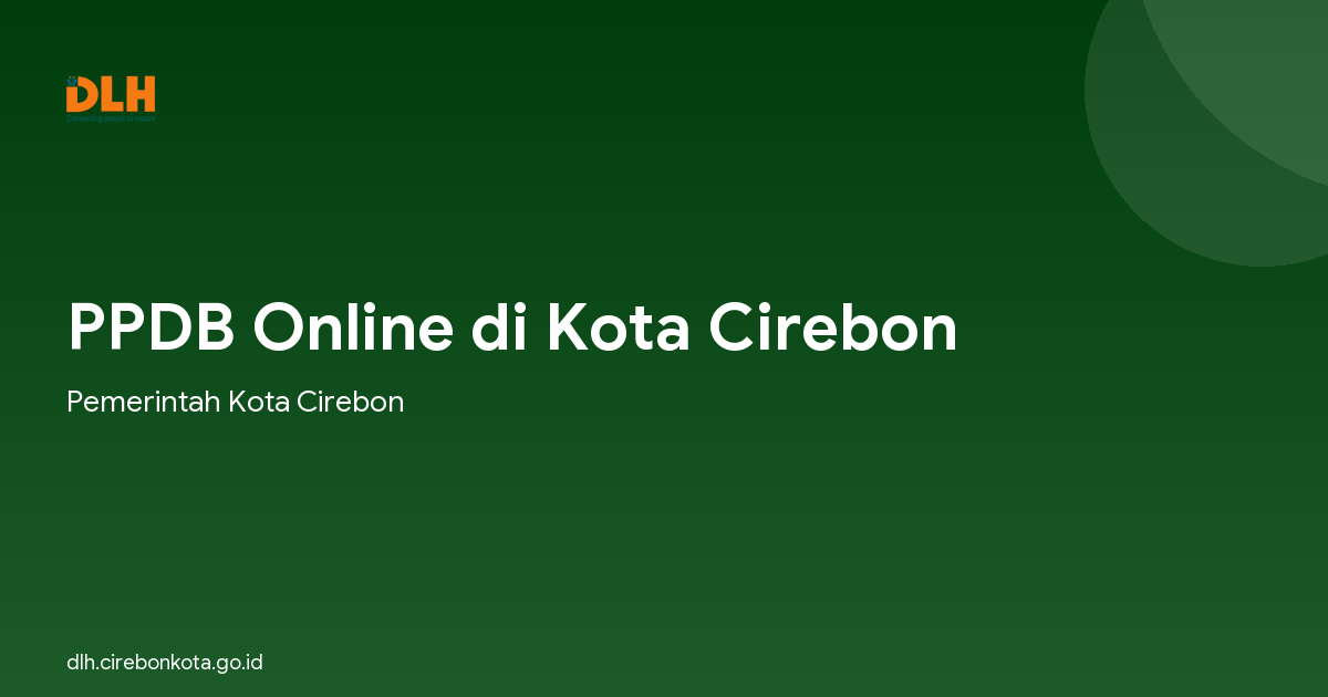 PPDB Online di Kota Cirebon