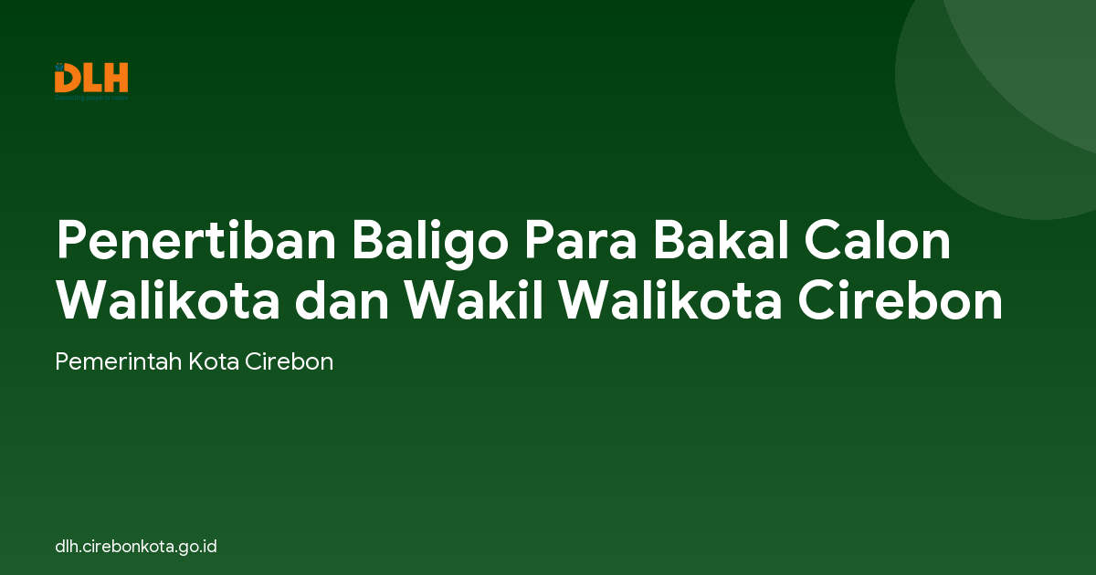Penertiban Baligo Para Bakal Calon Walikota dan Wakil Walikota Cirebon