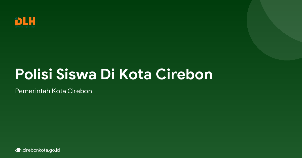 Polisi Siswa Di Kota Cirebon