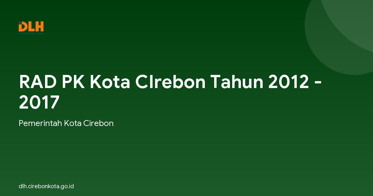 RAD PK Kota CIrebon Tahun 2012 - 2017