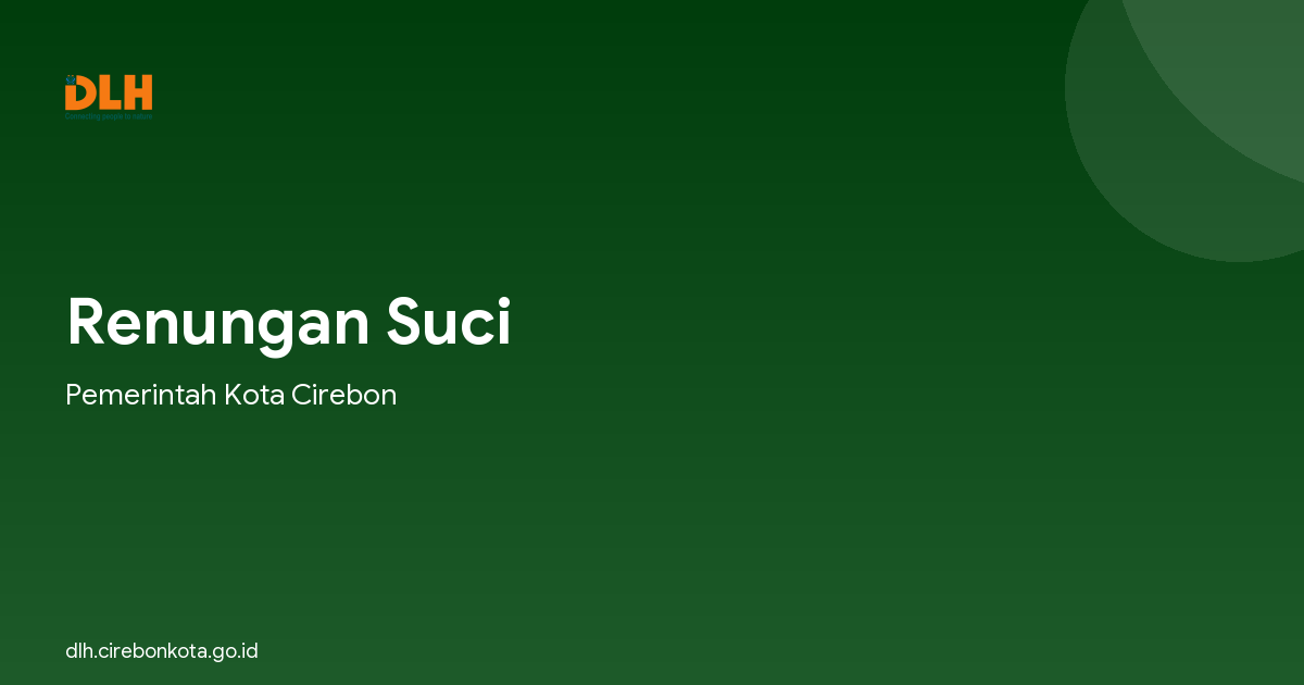 Renungan Suci