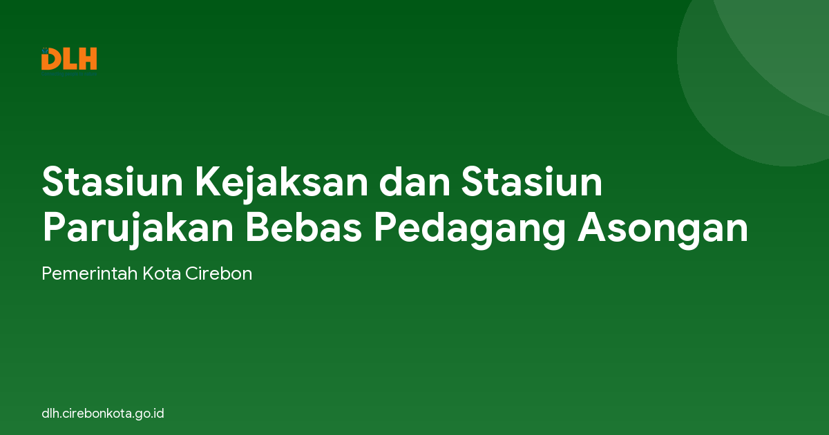 Stasiun Kejaksan dan Stasiun Parujakan Bebas Pedagang Asongan